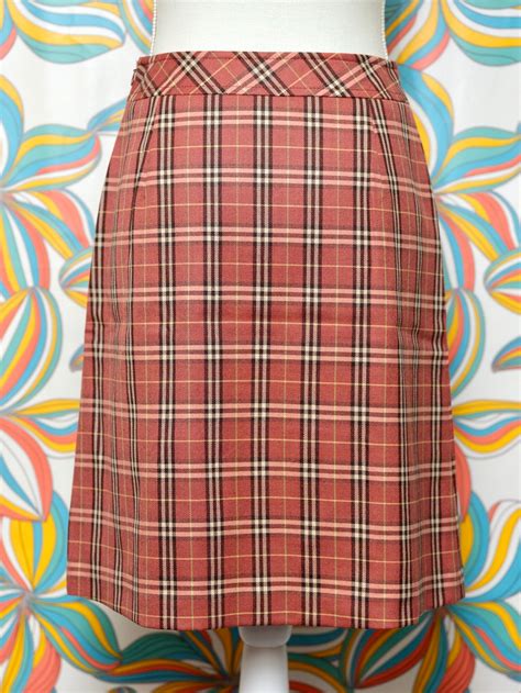 burberry plaid skirt womens|vintage burberry pleated skirt.